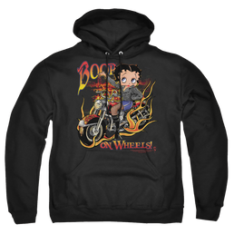 Betty Boop On Wheels - Pullover Hoodie Pullover Hoodie Betty Boop   