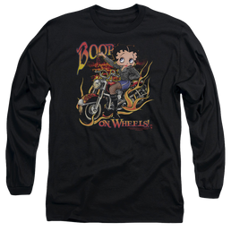 Betty Boop On Wheels - Men's Long Sleeve T-Shirt Men's Long Sleeve T-Shirt Betty Boop   