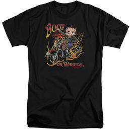 Betty Boop On Wheels - Men's Tall Fit T-Shirt Men's Tall Fit T-Shirt Betty Boop   