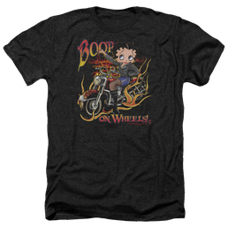 Betty Boop On Wheels - Men's Heather T-Shirt Men's Heather T-Shirt Betty Boop   