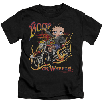 Betty Boop On Wheels - Kid's T-Shirt Kid's T-Shirt (Ages 4-7) Betty Boop   