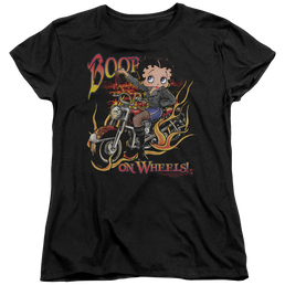 Betty Boop On Wheels - Women's T-Shirt Women's T-Shirt Betty Boop   