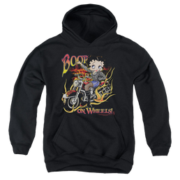 Betty Boop On Wheels - Youth Hoodie Youth Hoodie (Ages 8-12) Betty Boop   
