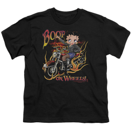 Betty Boop On Wheels - Youth T-Shirt Youth T-Shirt (Ages 8-12) Betty Boop   