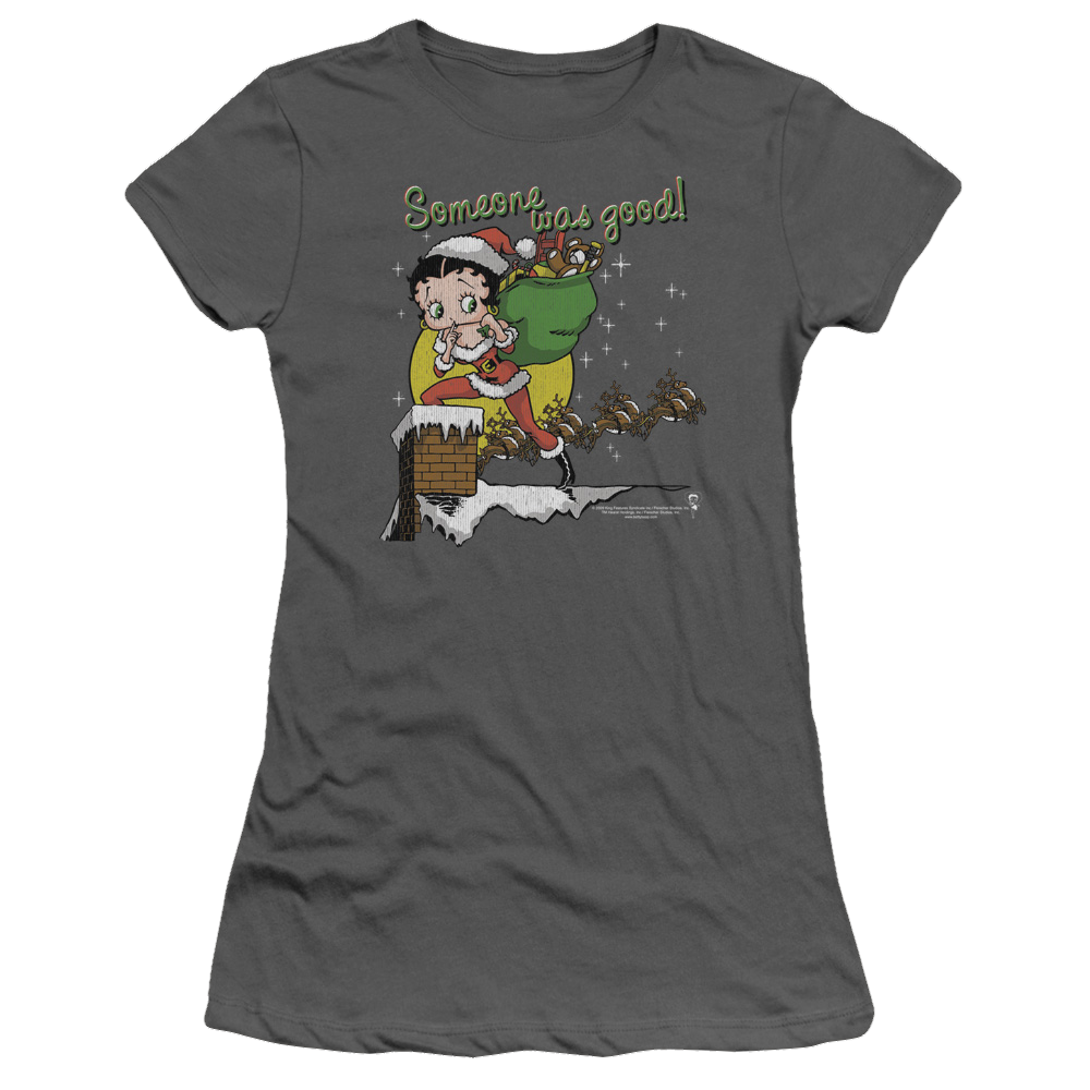 Betty Boop Chimney - Juniors T-Shirt Juniors T-Shirt Betty Boop   