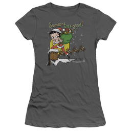 Betty Boop Chimney - Juniors T-Shirt Juniors T-Shirt Betty Boop   