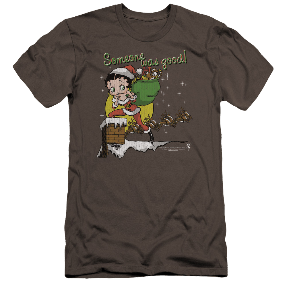 Betty Boop Chimney - Men's Premium Slim Fit T-Shirt Men's Premium Slim Fit T-Shirt Betty Boop   