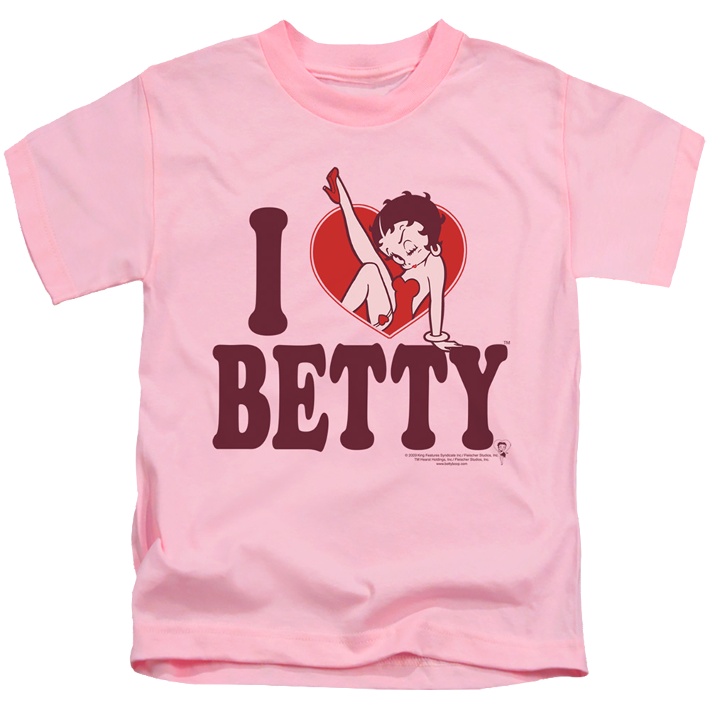 Betty Boop I Heart Betty - Kid's T-Shirt Kid's T-Shirt (Ages 4-7) Betty Boop   