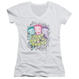 Betty Boop Sketch - Juniors V-Neck T-Shirt Juniors V-Neck T-Shirt Betty Boop   