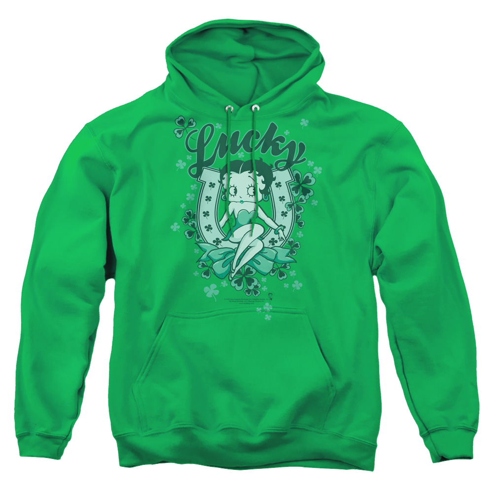 Betty Boop Lucky Boop - Pullover Hoodie Pullover Hoodie Betty Boop   