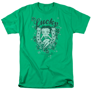 Betty Boop Lucky Boop - Men's Regular Fit T-Shirt Men's Regular Fit T-Shirt Betty Boop   