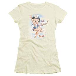 Betty Boop All Ashore - Juniors T-Shirt Juniors T-Shirt Betty Boop   
