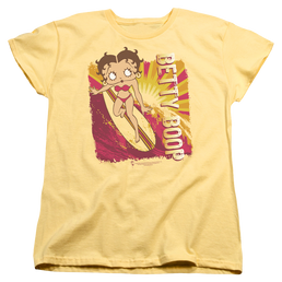 Betty Boop Sunset Surf - Women's T-Shirt Women's T-Shirt Betty Boop   