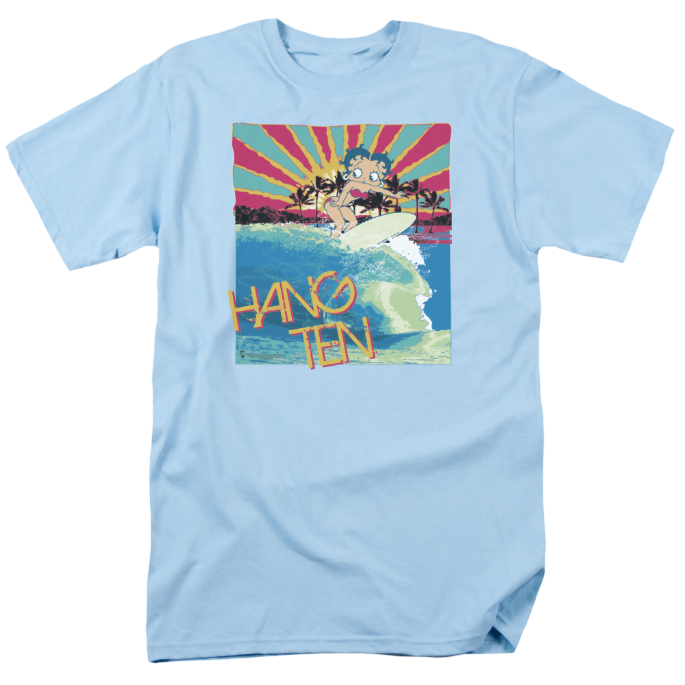 Betty Boop Hang Ten - Men's Regular Fit T-Shirt Men's Regular Fit T-Shirt Betty Boop   