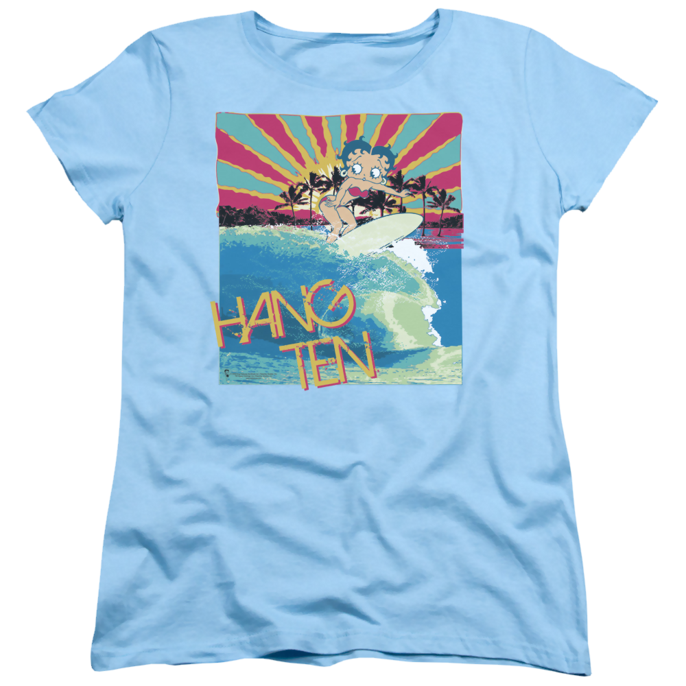 Betty Boop Hang Ten - Women's T-Shirt Women's T-Shirt Betty Boop   