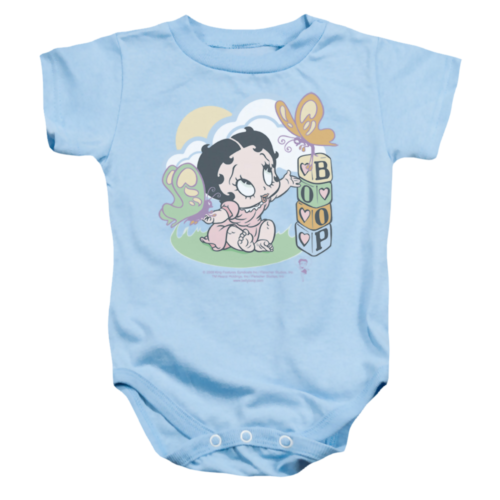 Betty Boop Blue Butterflies - Baby Bodysuit Baby Bodysuit Betty Boop   
