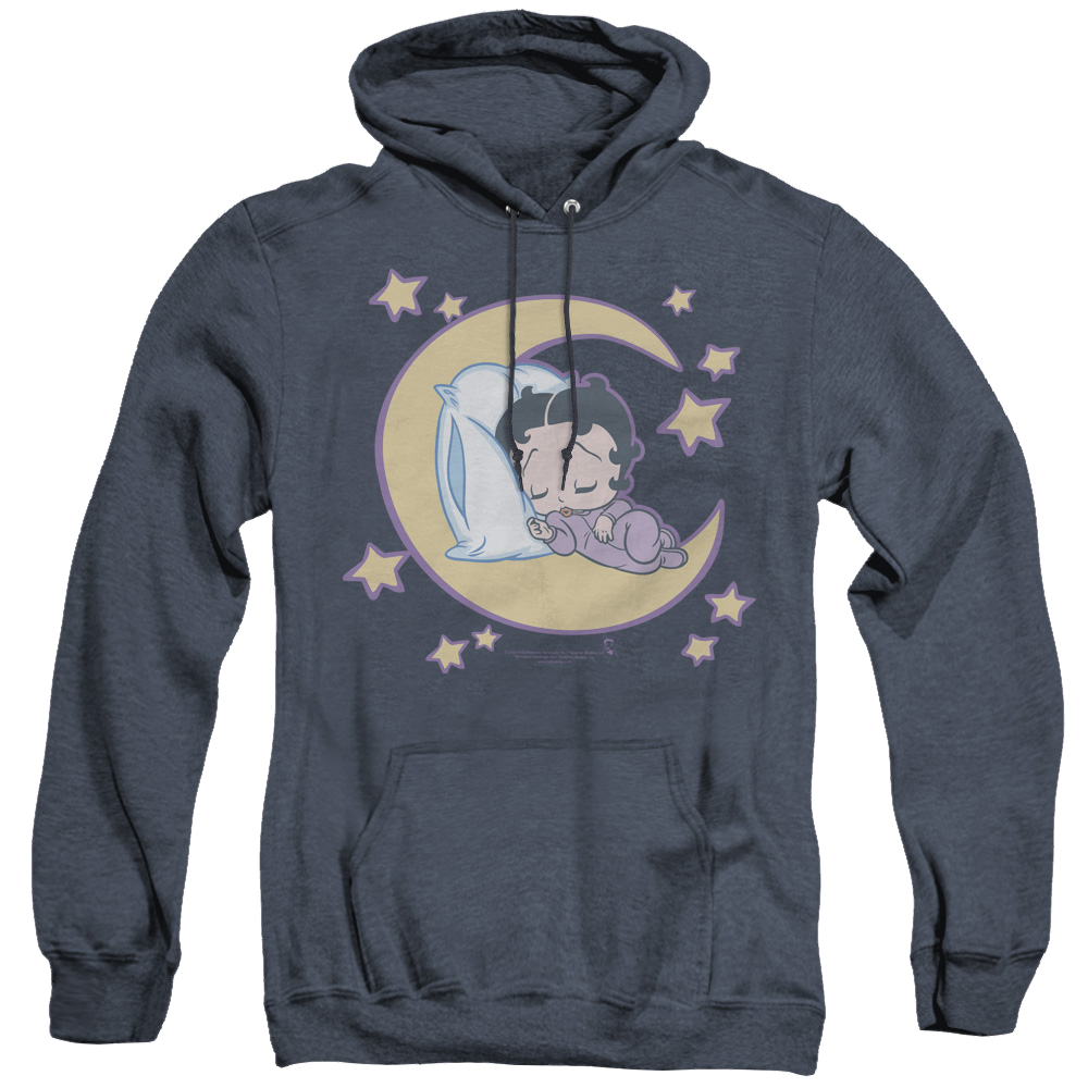 Betty Boop Sleepy Time - Heather Pullover Hoodie Heather Pullover Hoodie Betty Boop   