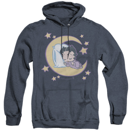 Betty Boop Sleepy Time - Heather Pullover Hoodie Heather Pullover Hoodie Betty Boop   