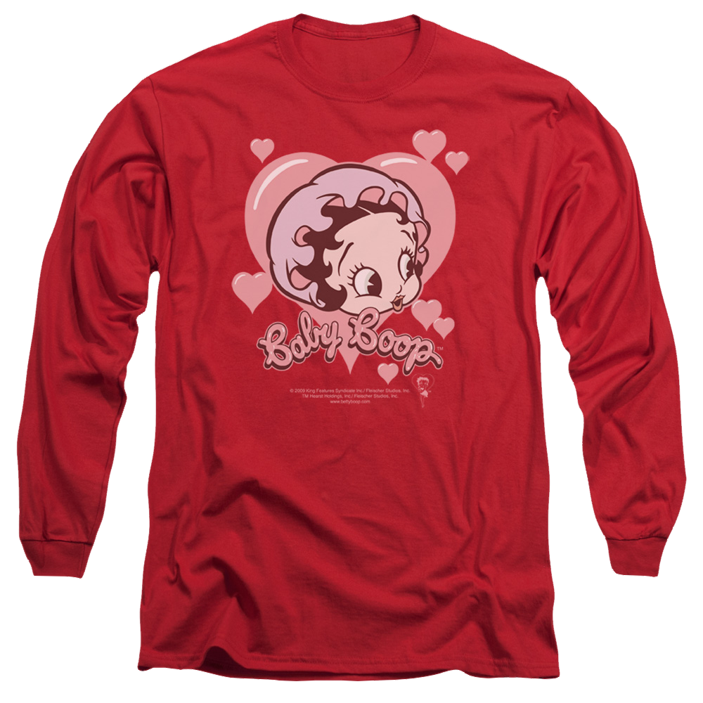 Betty Boop Baby Heart - Men's Long Sleeve T-Shirt Men's Long Sleeve T-Shirt Betty Boop   