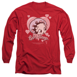 Betty Boop Baby Heart - Men's Long Sleeve T-Shirt Men's Long Sleeve T-Shirt Betty Boop   