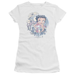 Betty Boop Aloha - Juniors T-Shirt Juniors T-Shirt Betty Boop   