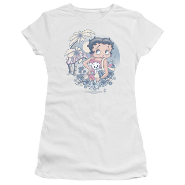 Betty Boop Aloha - Juniors T-Shirt Juniors T-Shirt Betty Boop   