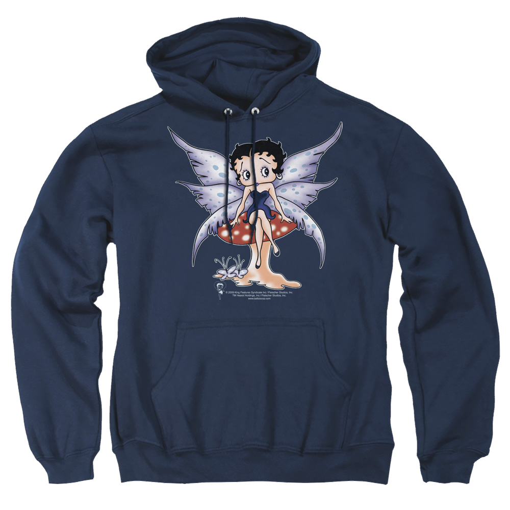 Betty Boop Mushroom Fairy - Pullover Hoodie Pullover Hoodie Betty Boop   