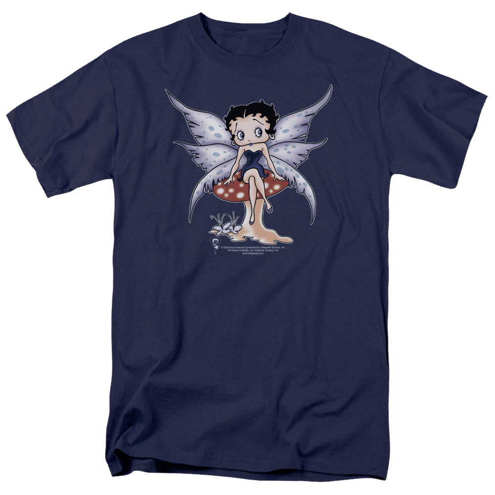 Betty Boop Mushroom Fairy - Men's Regular Fit T-Shirt Men's Regular Fit T-Shirt Betty Boop   