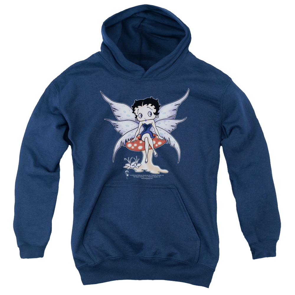 Betty Boop Mushroom Fairy - Youth Hoodie Youth Hoodie (Ages 8-12) Betty Boop   
