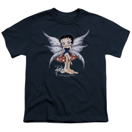 Betty Boop Mushroom Fairy - Youth T-Shirt Youth T-Shirt (Ages 8-12) Betty Boop   