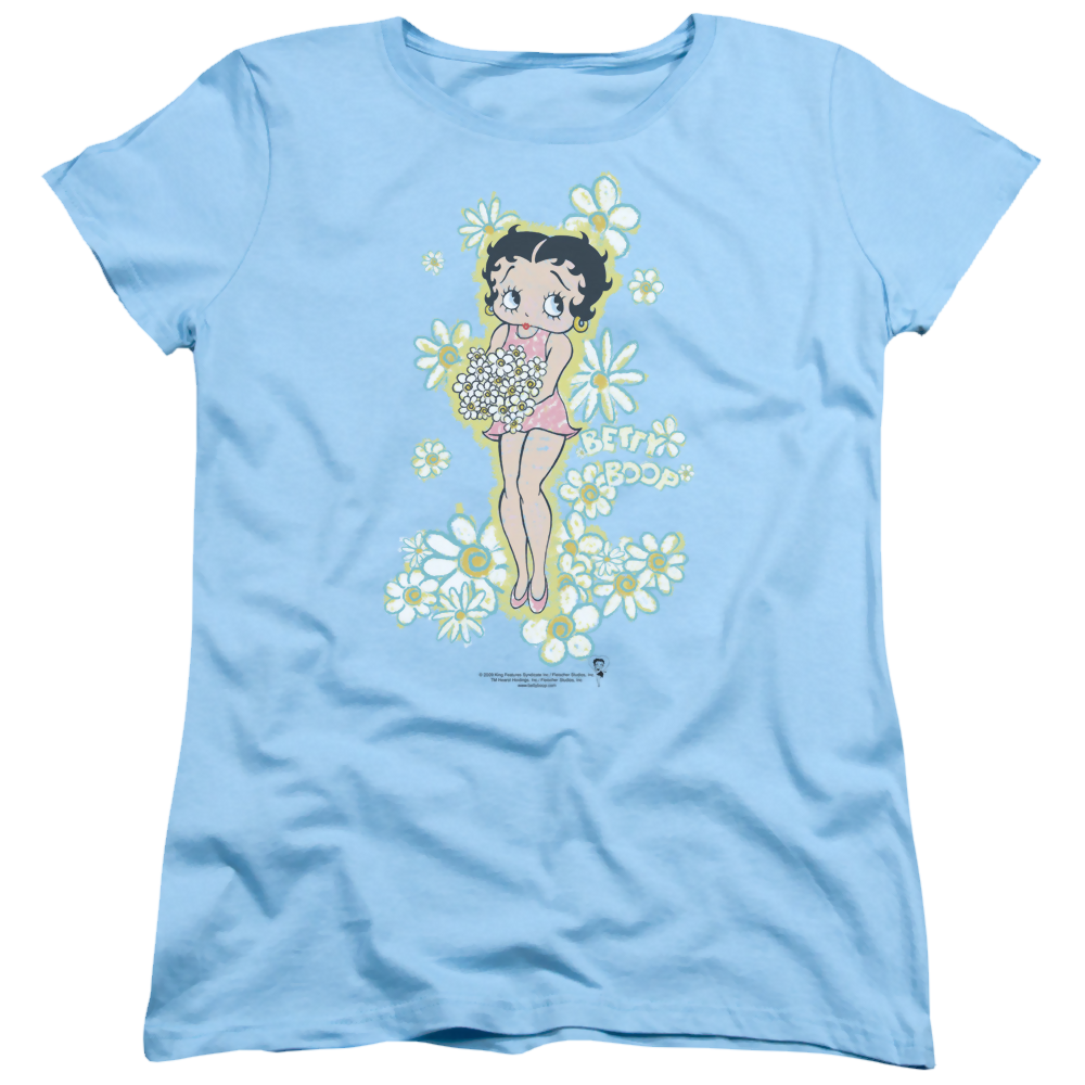 Betty Boop Flowers - Women's T-Shirt Women's T-Shirt Betty Boop   