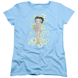 Betty Boop Flowers - Women's T-Shirt Women's T-Shirt Betty Boop   