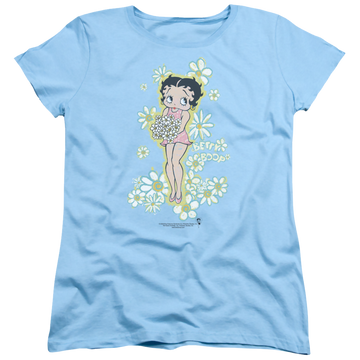 Betty Boop Flowers - Women's T-Shirt Women's T-Shirt Betty Boop   