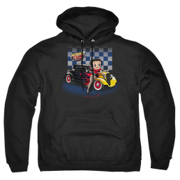 Betty Boop Hot Rod Boop - Pullover Hoodie Pullover Hoodie Betty Boop   