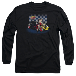 Betty Boop Hot Rod Boop - Men's Long Sleeve T-Shirt Men's Long Sleeve T-Shirt Betty Boop   