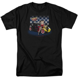 Betty Boop Hot Rod Boop - Men's Regular Fit T-Shirt Men's Regular Fit T-Shirt Betty Boop   