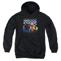 Betty Boop Hot Rod Boop - Youth Hoodie Youth Hoodie (Ages 8-12) Betty Boop   