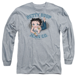 Betty Boop Jean Co - Men's Long Sleeve T-Shirt Men's Long Sleeve T-Shirt Betty Boop   