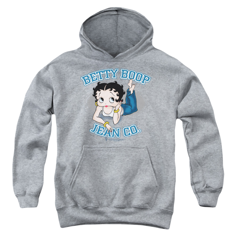 Betty Boop Jean Co - Youth Hoodie Youth Hoodie (Ages 8-12) Betty Boop   