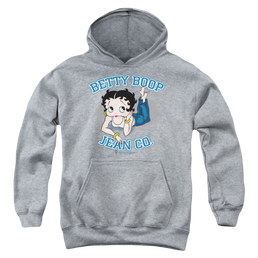 Betty Boop Jean Co - Youth Hoodie Youth Hoodie (Ages 8-12) Betty Boop   