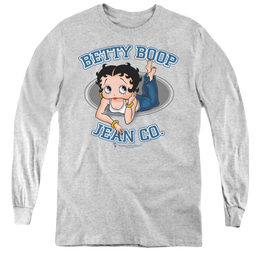 Betty Boop Jean Co - Youth Long Sleeve T-Shirt Youth Long Sleeve T-Shirt Betty Boop   