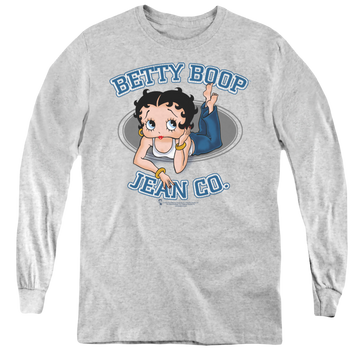 Betty Boop Jean Co - Youth Long Sleeve T-Shirt Youth Long Sleeve T-Shirt Betty Boop   
