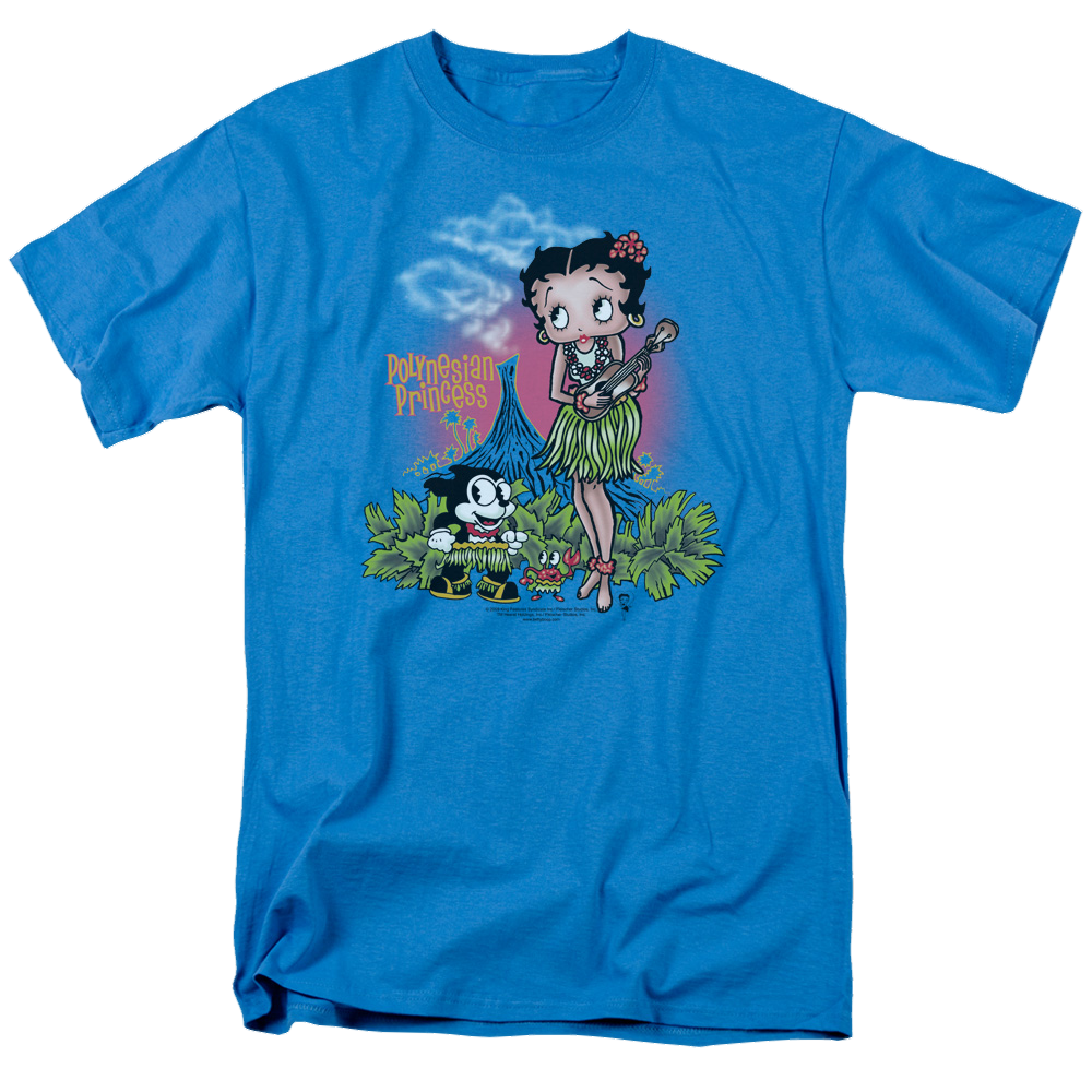 Betty Boop Polynesian Princess - Men's Regular Fit T-Shirt Men's Regular Fit T-Shirt Betty Boop   