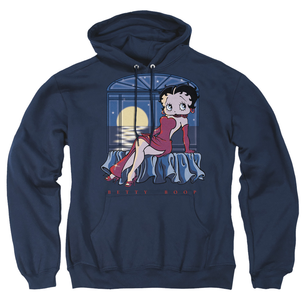Betty Boop Moonlight - Pullover Hoodie Pullover Hoodie Betty Boop   