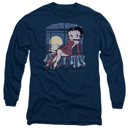Betty Boop Moonlight - Men's Long Sleeve T-Shirt Men's Long Sleeve T-Shirt Betty Boop   