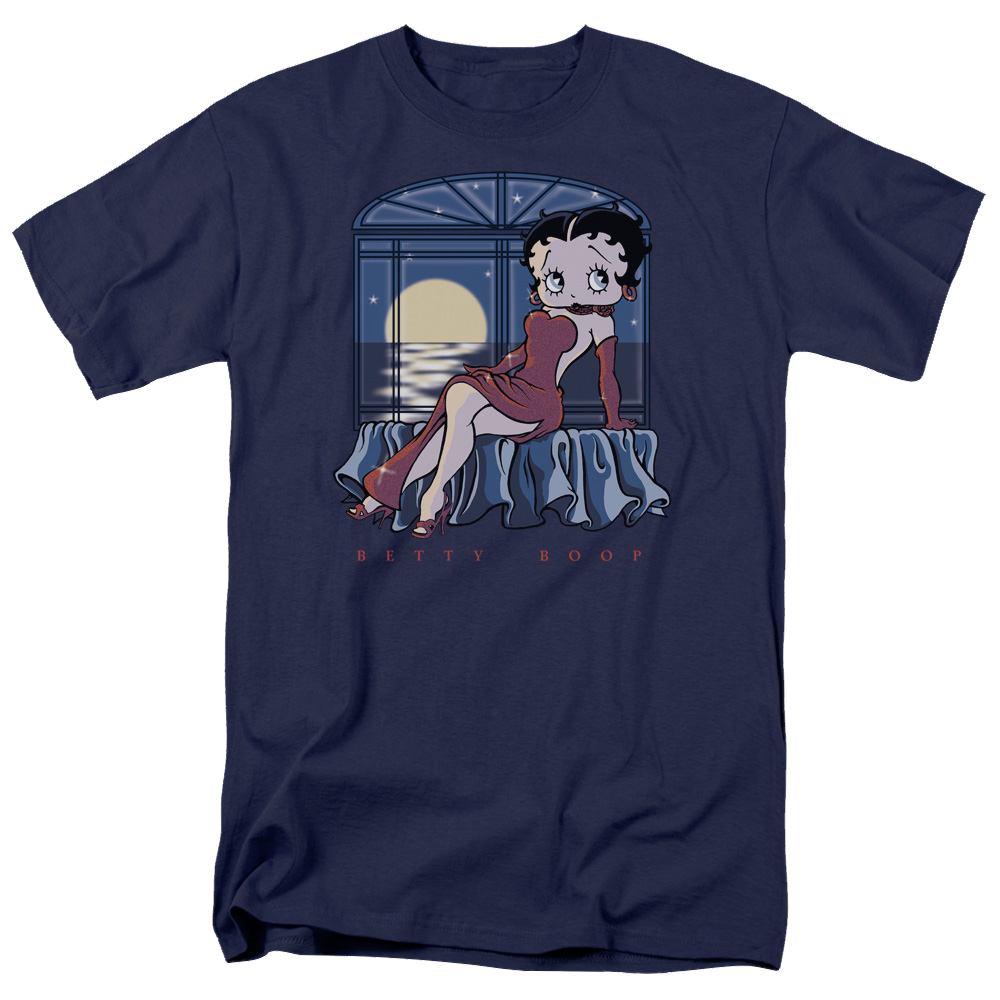 Betty Boop Moonlight - Men's Regular Fit T-Shirt Men's Regular Fit T-Shirt Betty Boop   