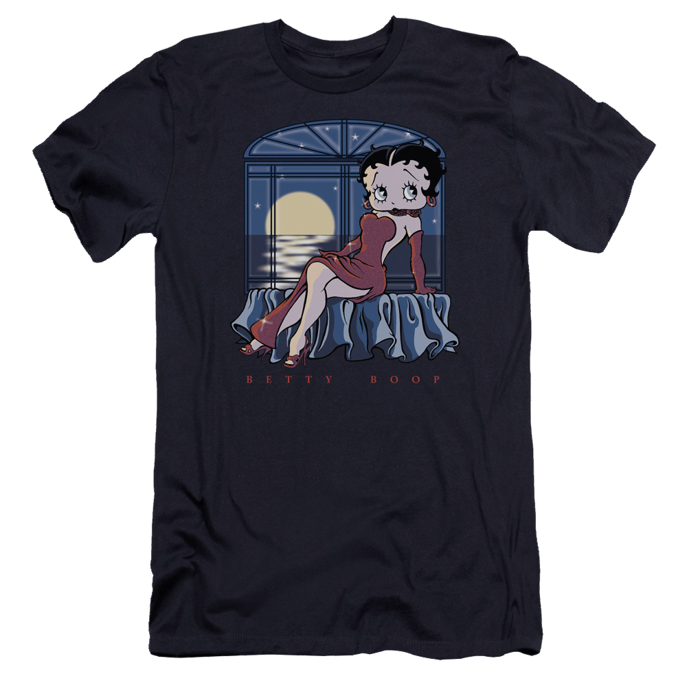 Betty Boop Moonlight - Men's Premium Slim Fit T-Shirt Men's Premium Slim Fit T-Shirt Betty Boop   