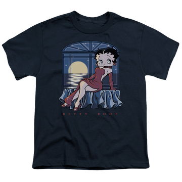Betty Boop Moonlight - Youth T-Shirt Youth T-Shirt (Ages 8-12) Betty Boop   