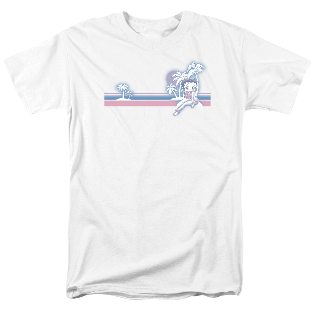 Betty Boop Reto Surf Band - Men's Regular Fit T-Shirt Men's Regular Fit T-Shirt Betty Boop   