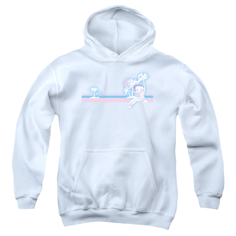 Betty Boop Reto Surf Band - Youth Hoodie Youth Hoodie (Ages 8-12) Betty Boop   